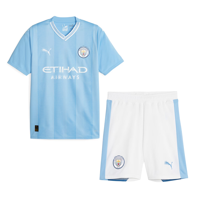 Camiseta Manchester City 2023/2024 Home Niño Kit